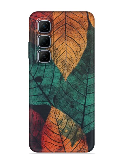 Leaves Artwork Embossed Soft Silicone Case for Infinix Hot 50 (5G)