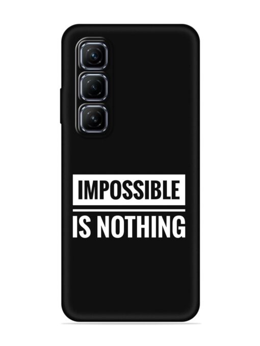 Impossible Is Nothing Embossed Soft Silicone Case for Infinix Hot 50 (5G)