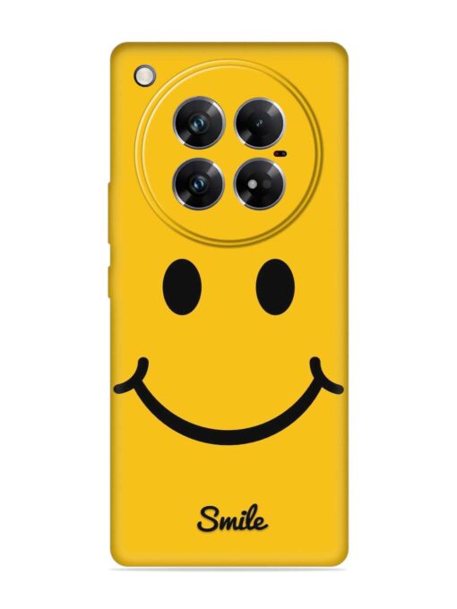 Yellow Smiley Embossed Soft Silicone Case for Infinix Zero 40 (5G)