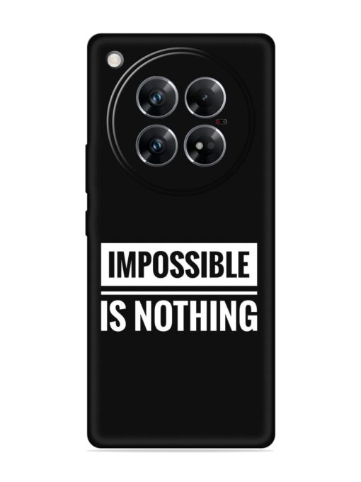 Impossible Is Nothing Embossed Soft Silicone Case for Infinix Zero 40 (5G)