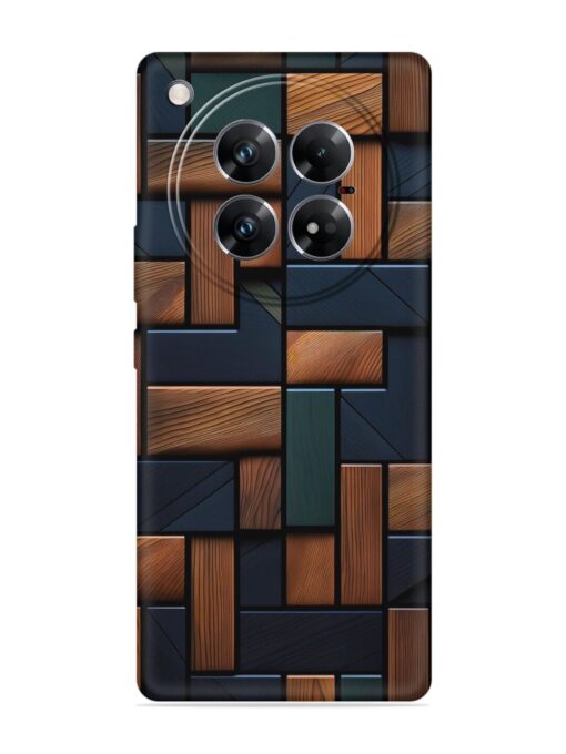 Wooden Background Cubes Embossed Soft Silicone Case for Infinix Zero 40 (5G)