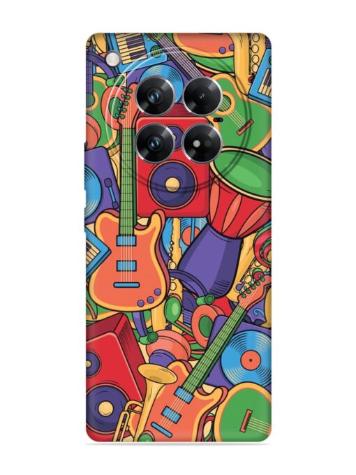 Colorful Music Art Embossed Soft Silicone Case for Infinix Zero 40 (5G)