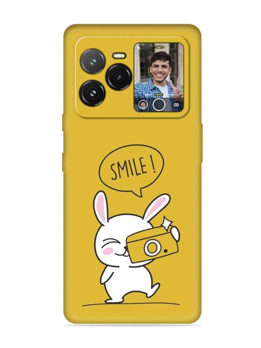 Hey Smile Please Embossed Soft Silicone Case for Lava Agni 3 (5G) Zapvi