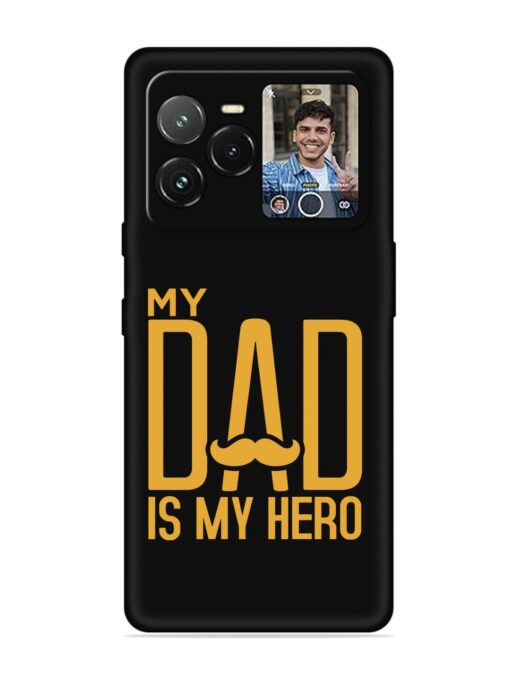 My Dad Is My Hero Embossed Soft Silicone Case for Lava Agni 3 (5G)