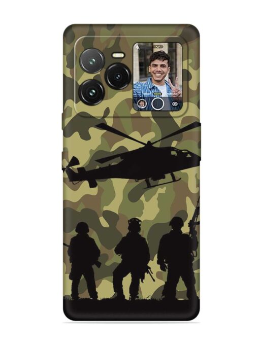 Army Heros Embossed Soft Silicone Case for Lava Agni 3 (5G) Zapvi