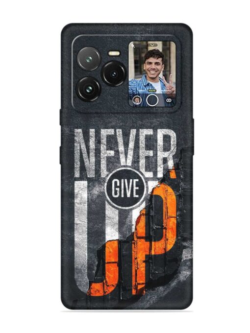 Never Give Up Embossed Soft Silicone Case for Lava Agni 3 (5G) Zapvi