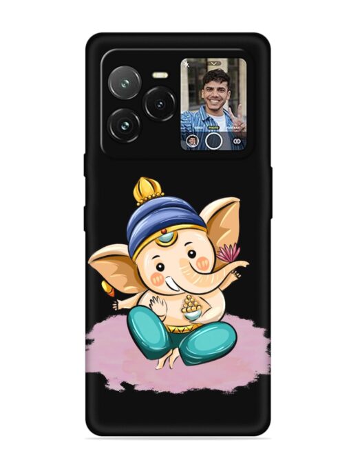 Bal Ganesh Vector Art Embossed Soft Silicone Case for Lava Agni 3 (5G) Zapvi