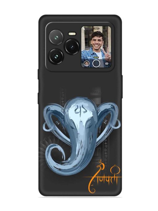 Illustration Lord Ganpati Embossed Soft Silicone Case for Lava Agni 3 (5G)