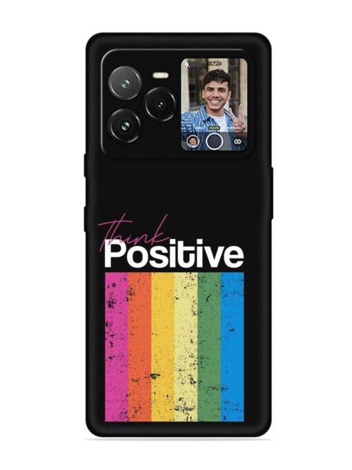 Think Positive Typography Embossed Soft Silicone Case for Lava Agni 3 (5G)