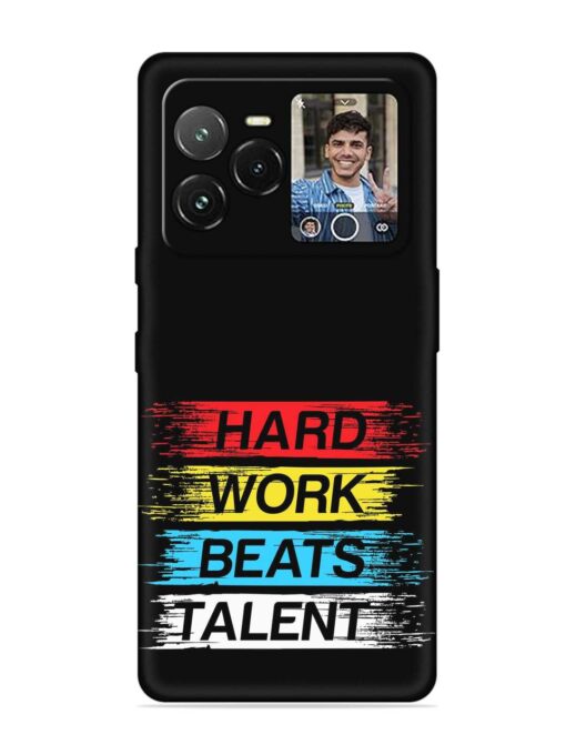 Hard Work Beats Embossed Soft Silicone Case for Lava Agni 3 (5G)