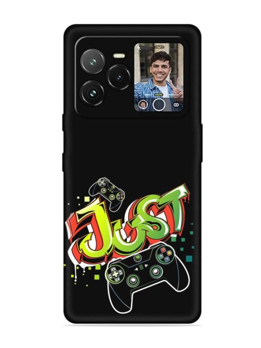 Graffiti Gamepad Illustration Embossed Soft Silicone Case for Lava Agni 3 (5G)