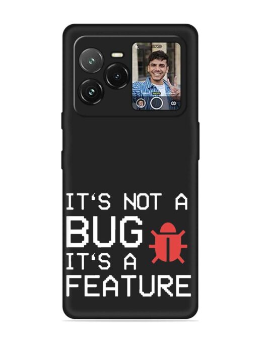 Not Bug Feature Embossed Soft Silicone Case for Lava Agni 3 (5G)