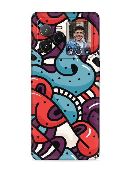 Seamless Backdrop Colorful Embossed Soft Silicone Case for Lava Agni 3 (5G) Zapvi