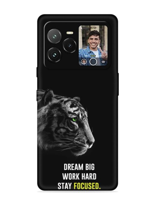 Dream Big Work Hard Embossed Soft Silicone Case for Lava Agni 3 (5G)