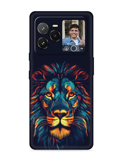 Colorful Lion Embossed Soft Silicone Case for Lava Agni 3 (5G)