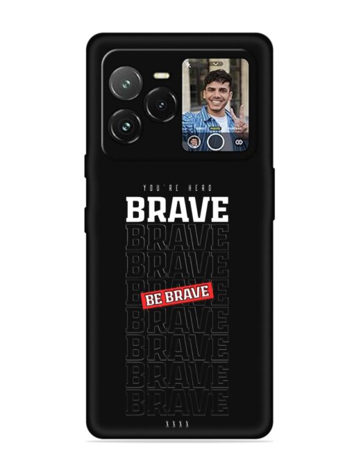 Be Brave Embossed Soft Silicone Case for Lava Agni 3 (5G)