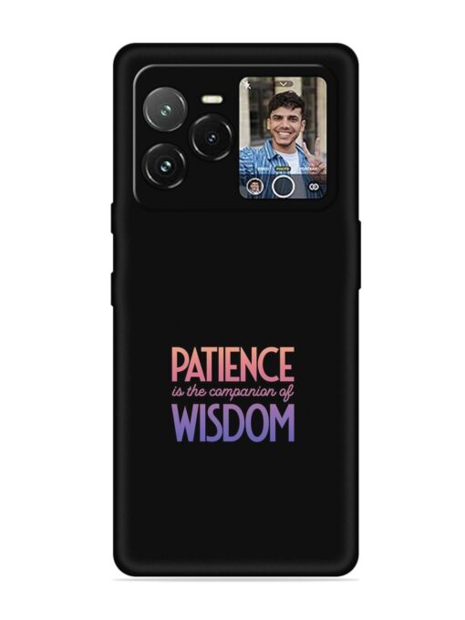 Patience Is The Embossed Soft Silicone Case for Lava Agni 3 (5G)