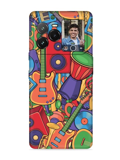 Colorful Music Art Embossed Soft Silicone Case for Lava Agni 3 (5G) Zapvi