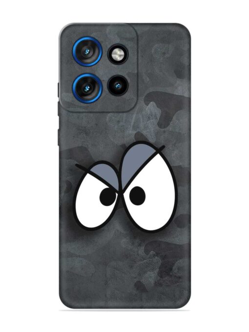 Big Eyes Night Mode Embossed Soft Silicone Case for Motorola Moto Edge 50 Neo (5G) Zapvi