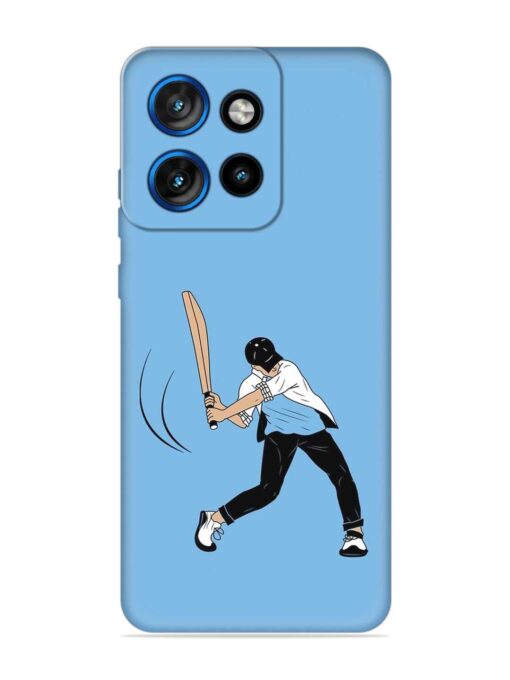 Cricket Gully Boy Embossed Soft Silicone Case for Motorola Moto Edge 50 Neo (5G)