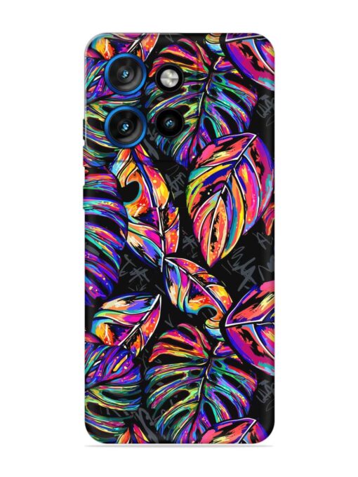 Tropical Seamless Vector Embossed Soft Silicone Case for Motorola Moto Edge 50 Neo (5G) Zapvi