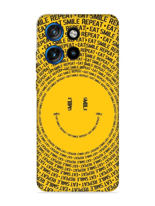 Smiley Embossed Soft Silicone Case for Motorola Moto Edge 50 Neo (5G) Zapvi