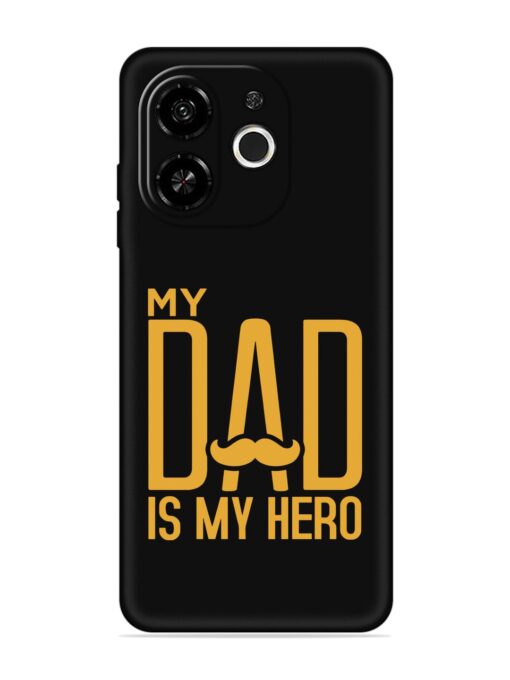 My Dad Is My Hero Embossed Soft Silicone Case for Tecno Pop 9 (5G)