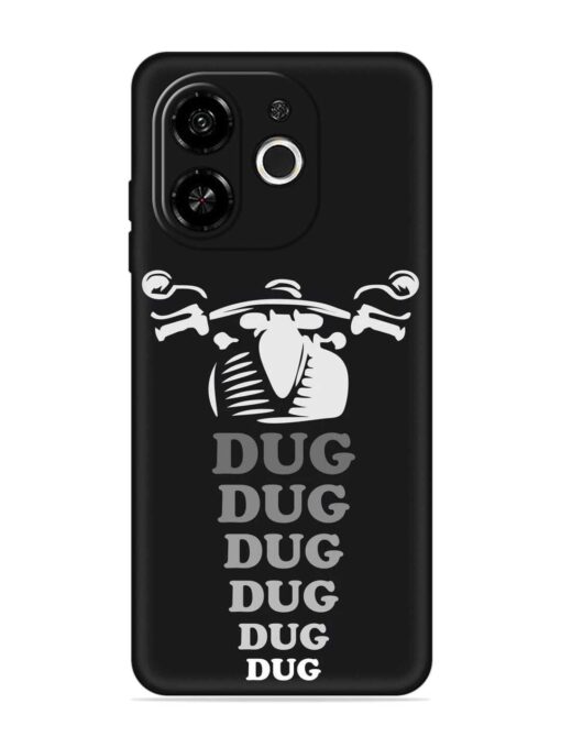 Dug Dug Dug Embossed Soft Silicone Case for Tecno Pop 9 (5G) Zapvi