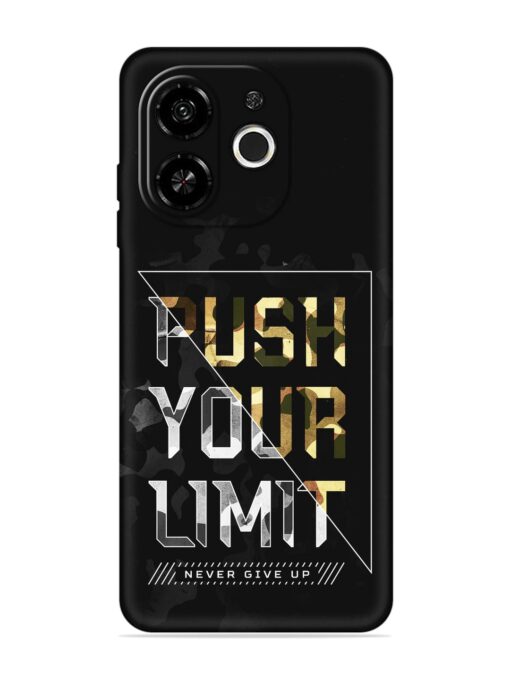 Push Your Limits Embossed Soft Silicone Case for Tecno Pop 9 (5G) Zapvi