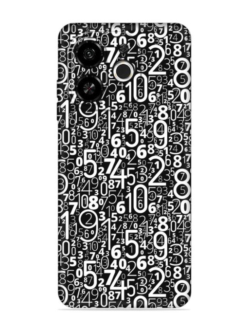 Many Numbers Different Embossed Soft Silicone Case for Tecno Pop 9 (5G)