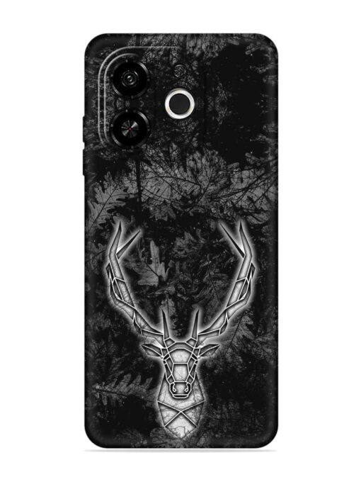 Ancient Deer Embossed Soft Silicone Case for Tecno Pop 9 (5G) Zapvi