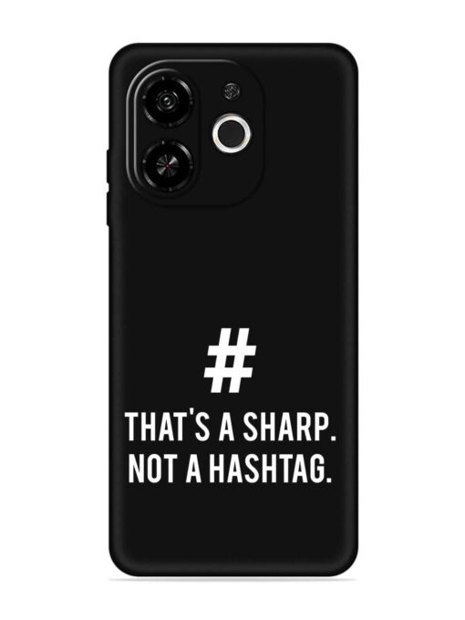 Thats Sharp Not Embossed Soft Silicone Case for Tecno Pop 9 (5G)