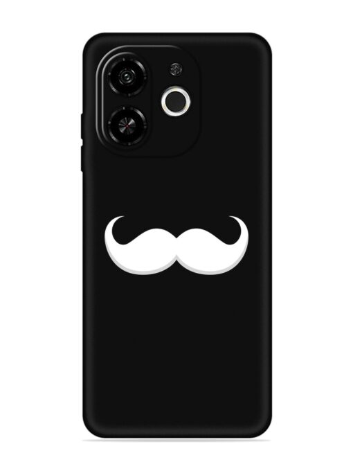 Mustache Vector Embossed Soft Silicone Case for Tecno Pop 9 (5G)