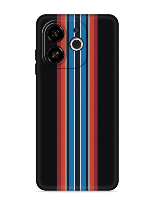 Vertical Strips Embossed Soft Silicone Case for Tecno Pop 9 (5G)