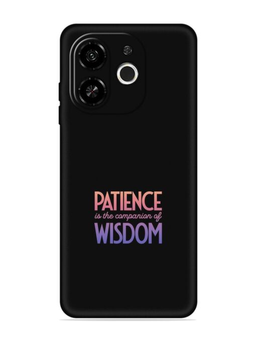 Patience Is The Embossed Soft Silicone Case for Tecno Pop 9 (5G)