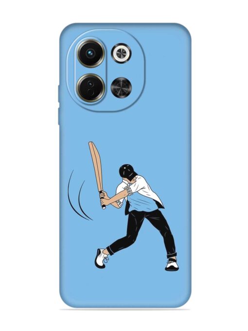 Cricket Gully Boy Embossed Soft Silicone Case for Tecno Pova 6 Neo (5G) Zapvi