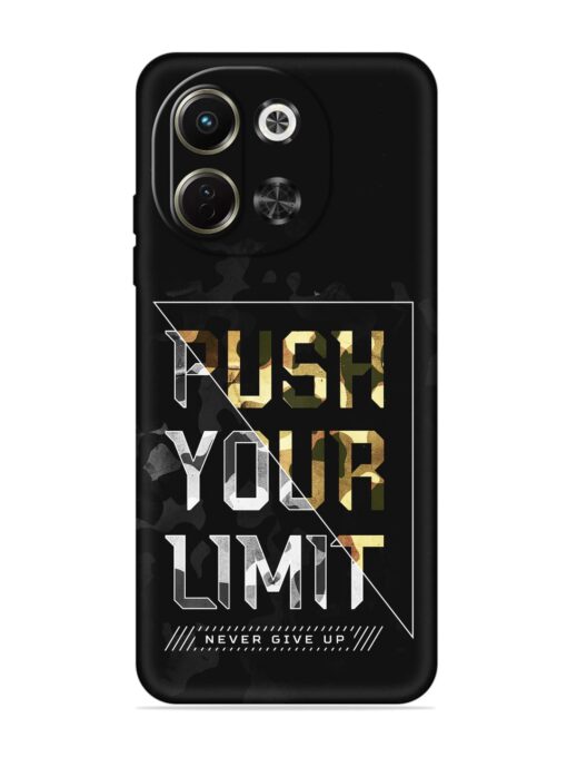 Push Your Limits Embossed Soft Silicone Case for Tecno Pova 6 Neo (5G) Zapvi