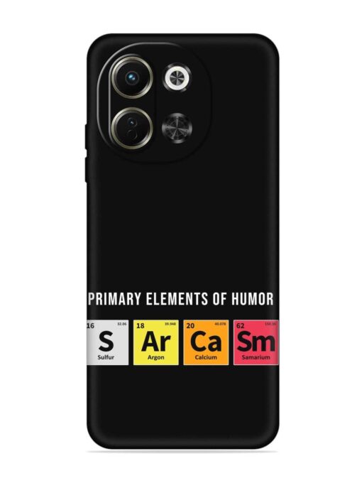 Primary Elements Humor Embossed Soft Silicone Case for Tecno Pova 6 Neo (5G)