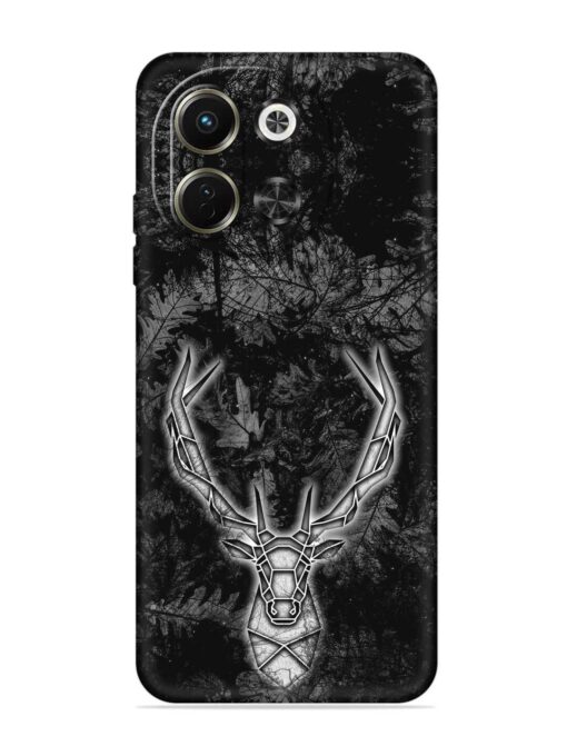 Ancient Deer Embossed Soft Silicone Case for Tecno Pova 6 Neo (5G) Zapvi