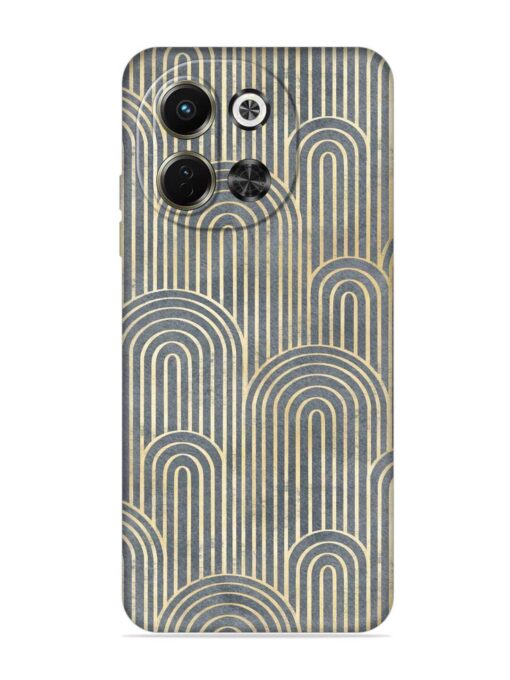 Art Deco Style Embossed Soft Silicone Case for Tecno Pova 6 Neo (5G) Zapvi