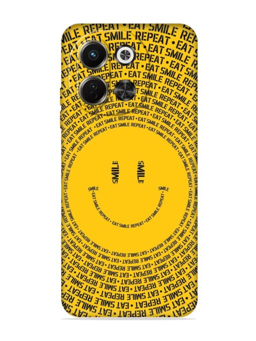 Smiley Embossed Soft Silicone Case for Tecno Pova 6 Neo (5G)