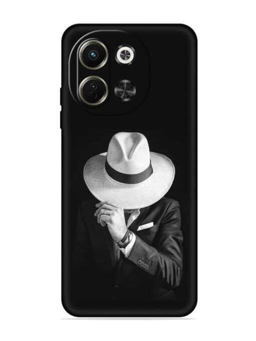 Men Under Hat Embossed Soft Silicone Case for Tecno Pova 6 Neo (5G)