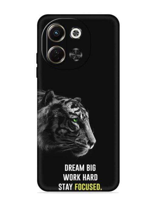 Dream Big Work Hard Embossed Soft Silicone Case for Tecno Pova 6 Neo (5G) Zapvi