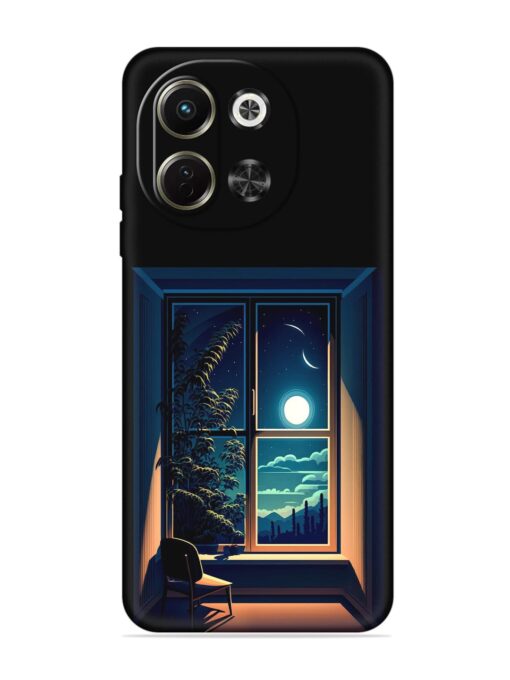 Night View At Window Embossed Soft Silicone Case for Tecno Pova 6 Neo (5G)