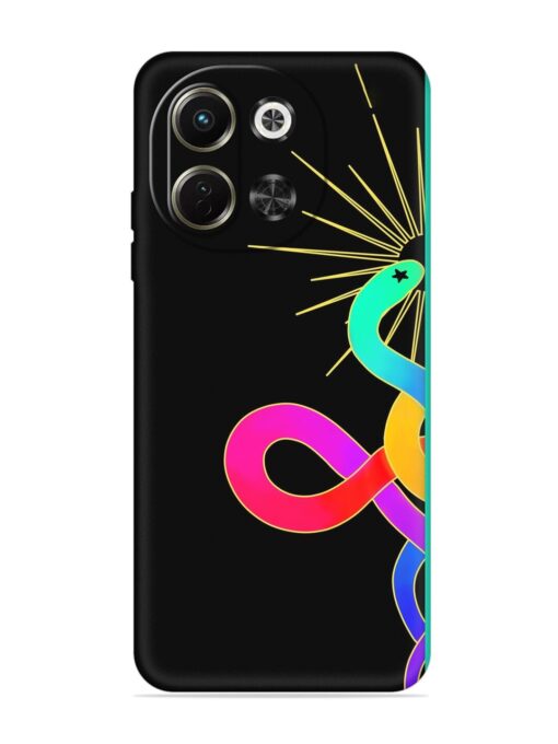 Art Geometric Abstraction Embossed Soft Silicone Case for Tecno Pova 6 Neo (5G) Zapvi