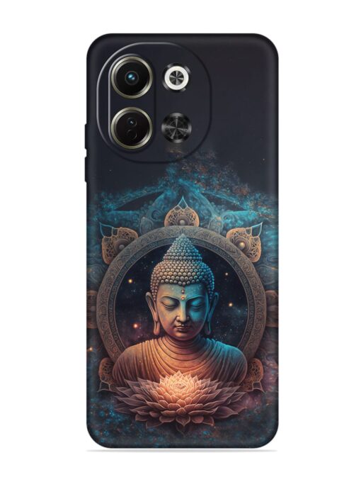 Gautam Buddha Embossed Soft Silicone Case for Tecno Pova 6 Neo (5G)