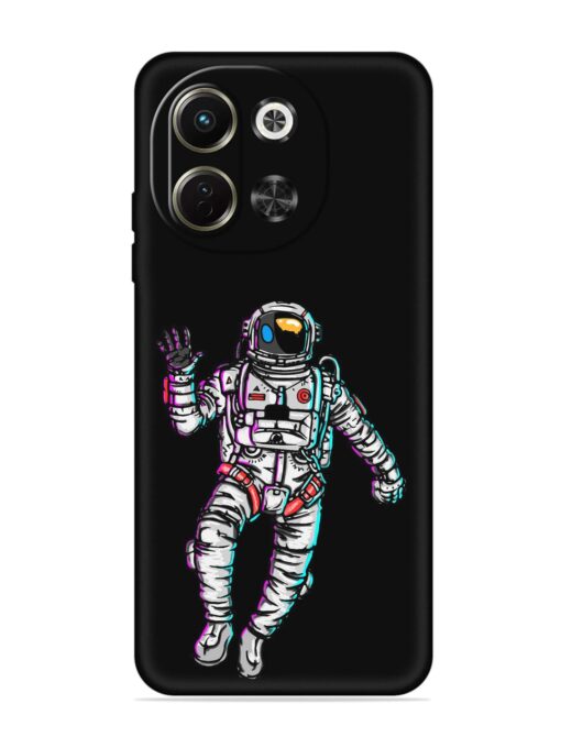 Spaceman Embossed Soft Silicone Case for Tecno Pova 6 Neo (5G)