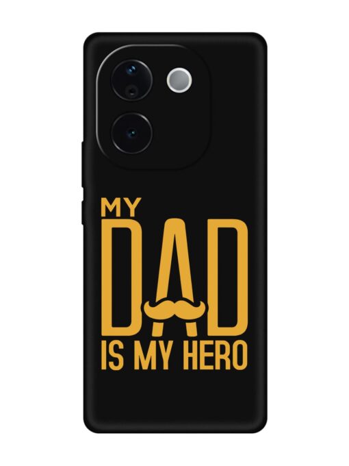 My Dad Is My Hero Embossed Soft Silicone Case for Vivo T3 Pro (5G)