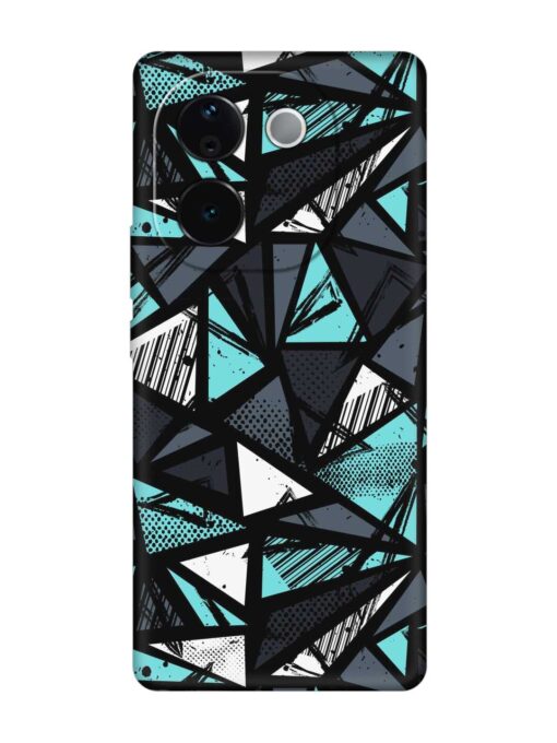 Abstract Seamless Embossed Soft Silicone Case for Vivo T3 Pro (5G) Zapvi