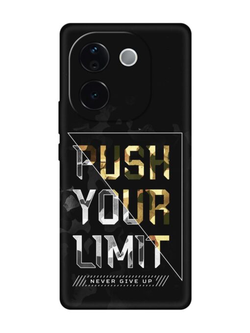 Push Your Limits Embossed Soft Silicone Case for Vivo T3 Pro (5G) Zapvi